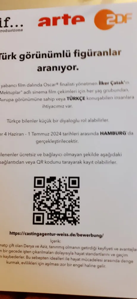 Türk Figüranlar Aranıyor: Ünlü Yönetmen İlker Çotak