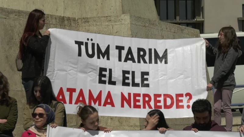 ATAMA BEKLEYEN ZİRAAT MÜHENDİSLERİ VE VETERİNER HEKİMLER, ANKARA EYLEM YAPTI: 