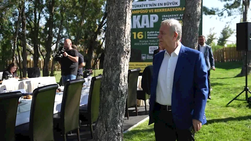 MANSUR YAVAŞ, TÜRKİYE’NİN EN BÜYÜK TARIM KAMPÜSÜ VE REKREASYON ALANI 