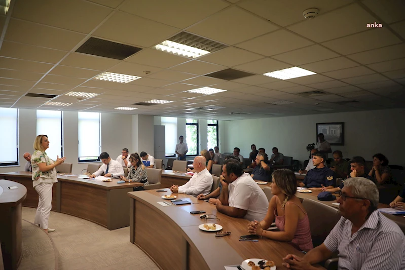MUĞLA BÜYÜKŞEHİR BELEDİYESİ KOORDİNESİNDE KURUMLAR FETHİYE KÖRFEZİ İÇİN TOPLANDI