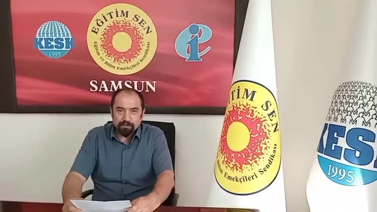 EĞİTİM SEN SAMSUN ŞUBE BAŞKANI GÜR: 