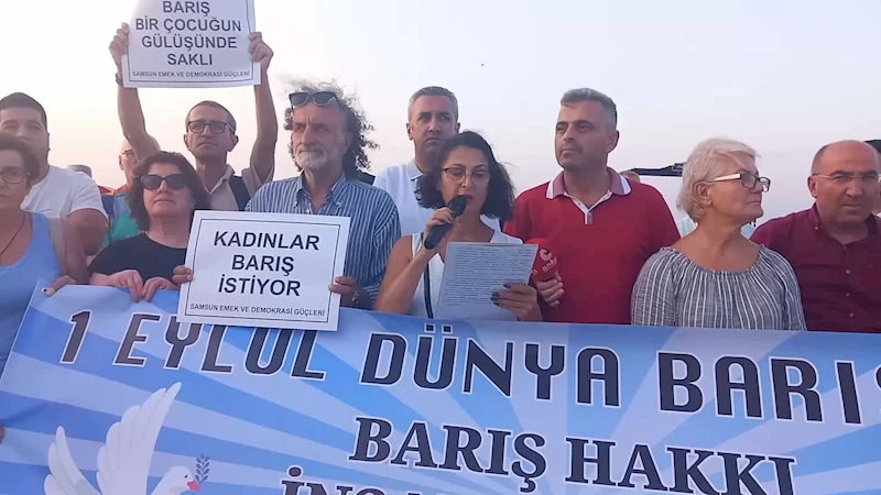 SAMSUN EMEK VE DEMOKRASİ GÜÇLERİ: “ORTADOĞU COĞRAFYASI VE ÜLKEMİZDE BARIŞI SAVUNMAYA DEVAM EDECEĞİZ”