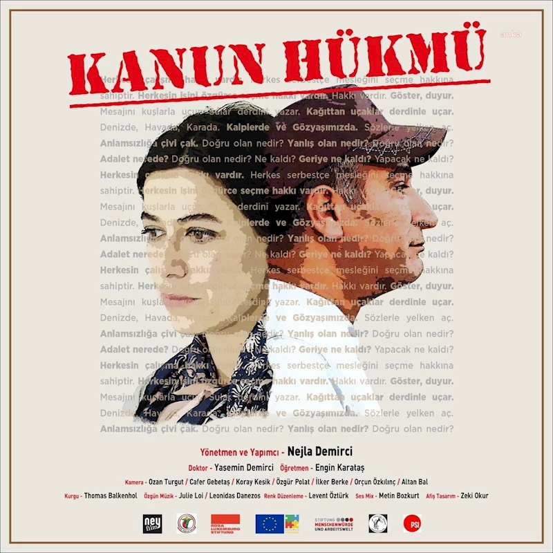 “KANUN HÜKMÜ” BELGESELİ, ALTIN PORTAKAL FİLM FESTİVALİ