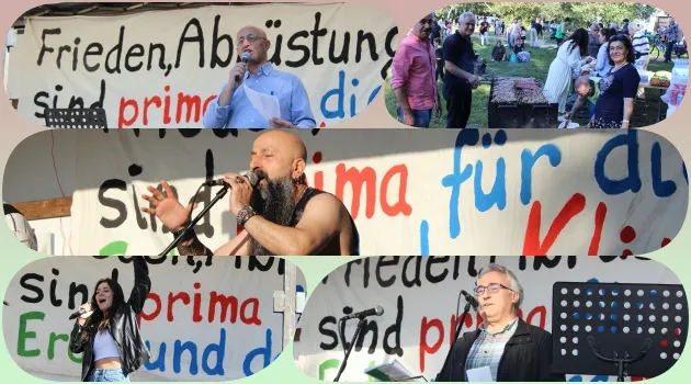 HAMBURG‘DA COŞKU DOLU BARIŞ VE DAYANIŞMA FESTİVALİ