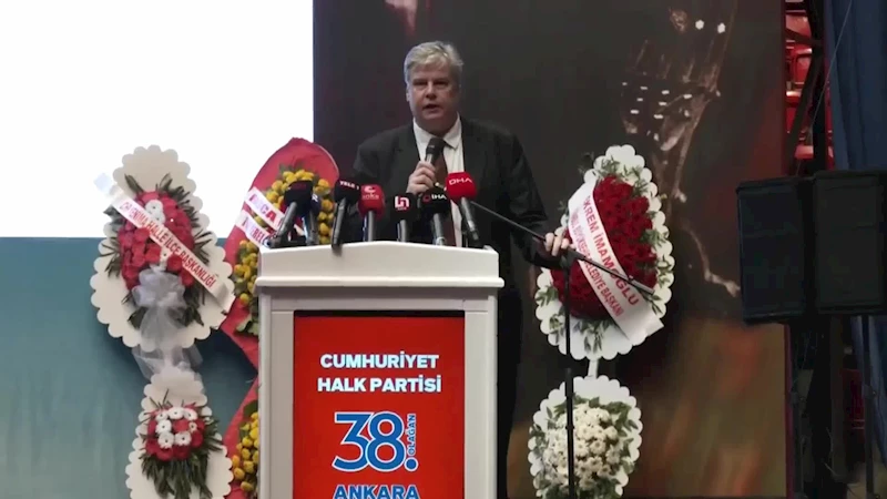 CHP ANKARA İL KONGRESİ... ÖRSAN ÖYMEN: “İKİ GENEL SEÇİMİ ÜST ÜSTE KAYBEDEN BİR GENEL BAŞKANIN BİR DAHA GENEL BAŞKAN ADAYI OLMASI ENGELLENMELİ, BU TÜZÜĞE BAĞLANMALI”