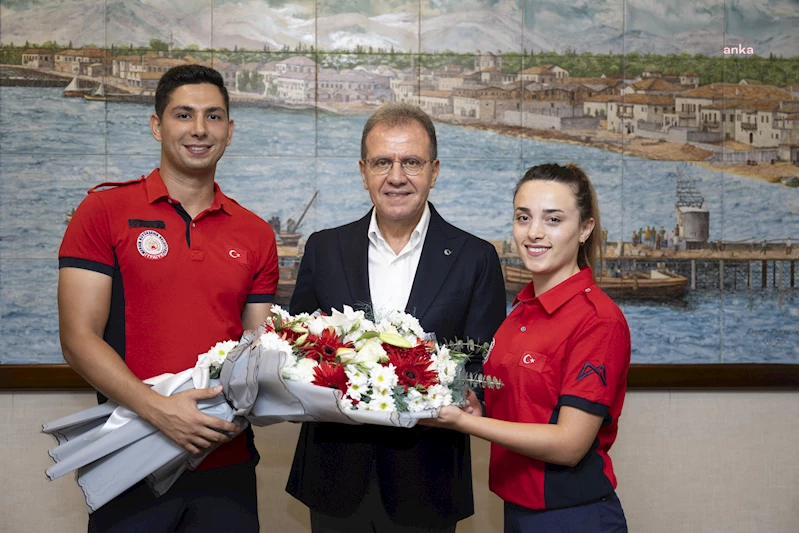 MERSİN BÜYÜKŞEHİR BELEDİYE BAŞKANI SEÇER, İTFAİYE HAFTASI DOLAYISIYLA İTFAİYE PERSONELİ İLE BİR ARAYA GELDİ