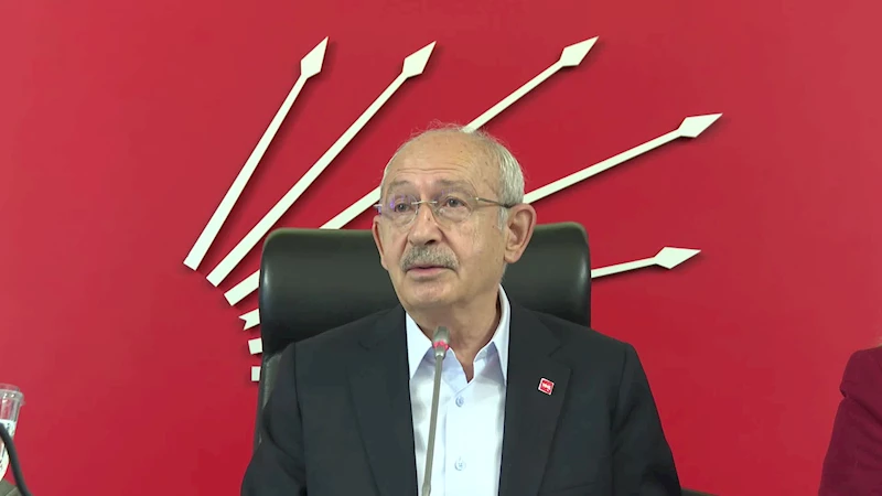 CHP PARTİ MECLİSİ, KEMAL KILIÇDAROĞLU