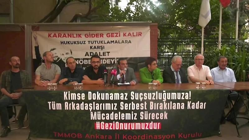 TMMOB, YARGITAY’IN GEZİ DAVASI KARARINI ANKARA