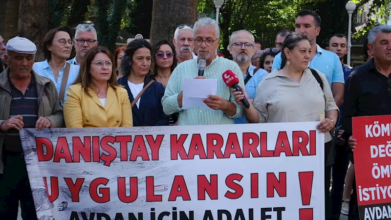 DENİZLİ AVDAN PLATFORMU, MADEN ŞİRKETİNİN DANIŞTAY KARARINA UYMAMASINI PROTESTO ETTİ