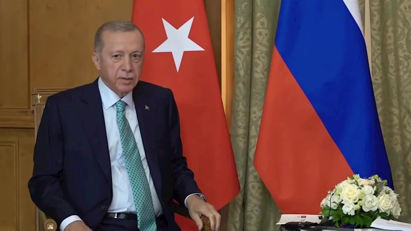 ERDOĞAN İLE PUTİN GÖRÜŞMESİ BAŞLADI... ERDOĞAN: 