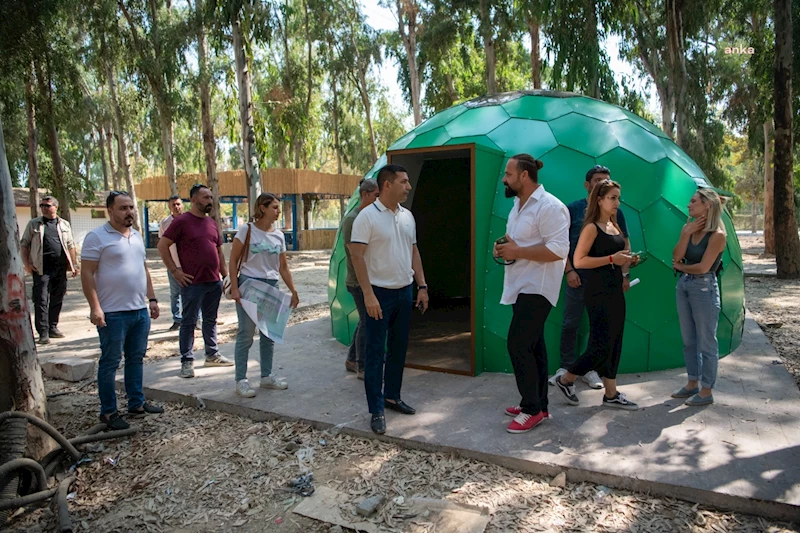KUŞADASI BELEDİYE BAŞKANI GÜNEL, KAMPİNOVA’DAKİ ÇALIŞMALARI YERİNDE İNCELEDİ