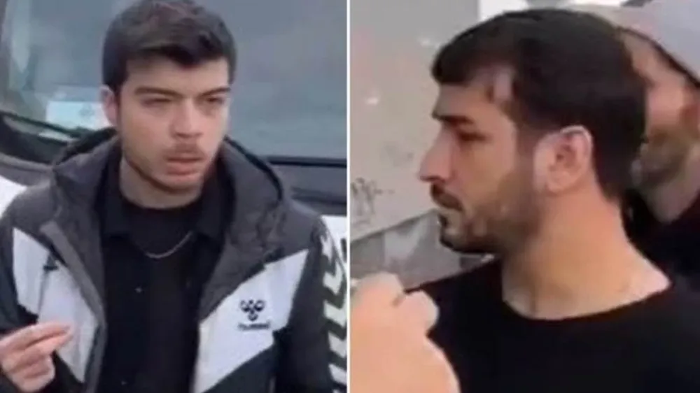Polisin yanında Ege Akersoy