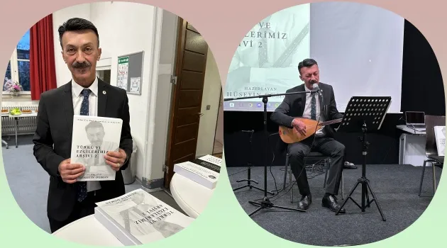 Bağlama Ustası Hüseyin Duman, Türkü ve Ezgilerimiz Arşivi 2 Kitabını Hamburg