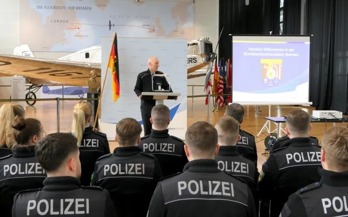Bremen Federal Polis Müfettişliğine 32 Yeni Polis Memuru