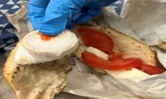 Sandviç ekmeğinin arasına altın bilezik saklayan gurbetçi yakayı ele verdi!