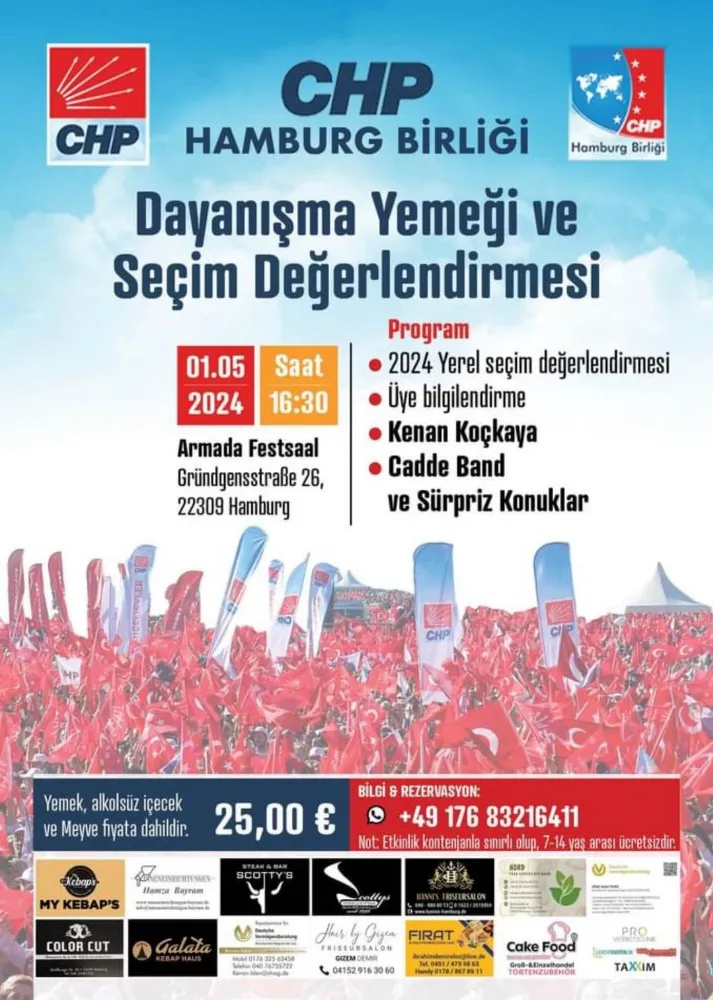 CHP Hamburg Birliği, 1 Mayıs