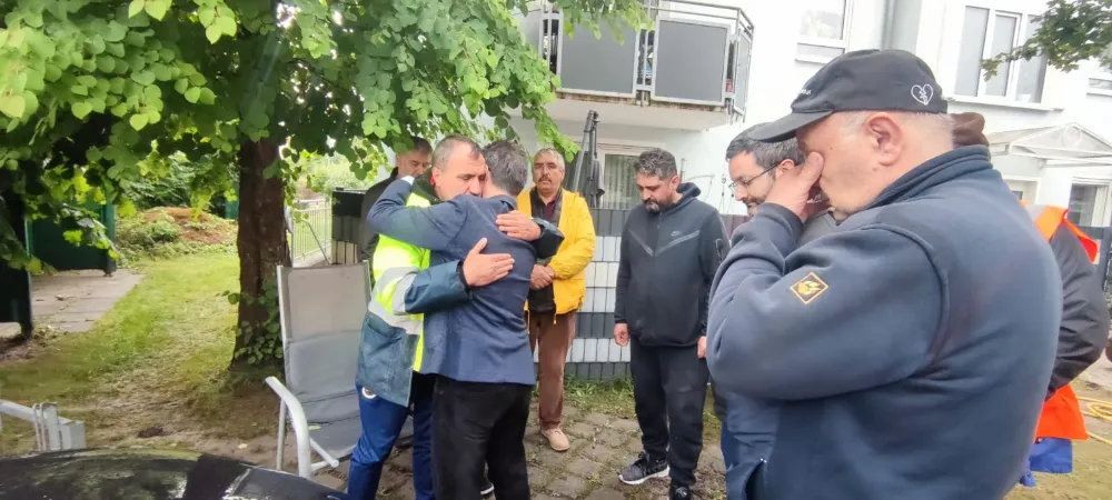 Bir Türk selden boğularak vefat etti