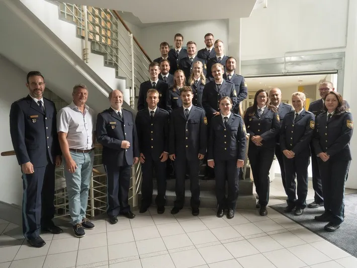 Das Polizeipräsidium Mittelfranken begrüßt seine neuen Beamtinnen und Beamten