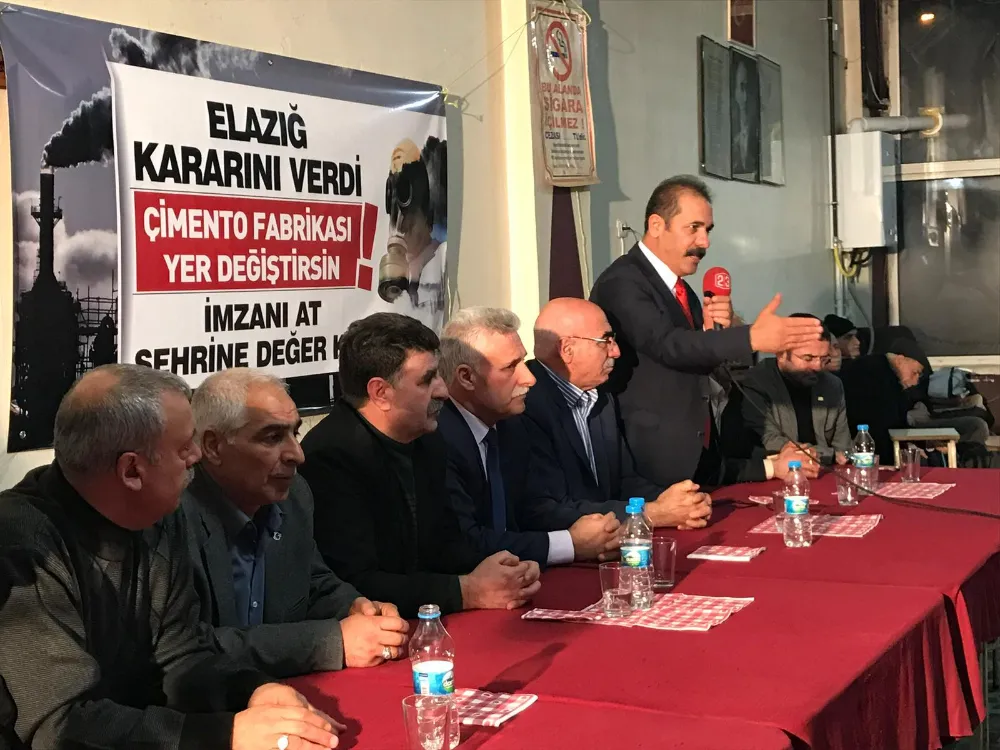 “Elazığ Nefes Almak İstiyor”: Çimento Fabrikasının Taşınması İçin Yıllardır Süren Mücadelede Yeni Adım