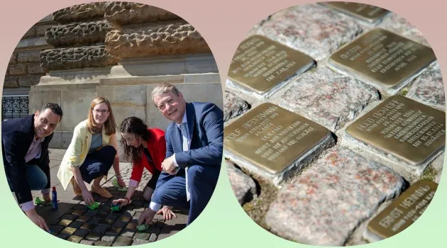 Hamburg’da 80 Yıl Sonra Anlamlı Temizlik: Milletvekilleri Stolperstein Taşlarını Sildi