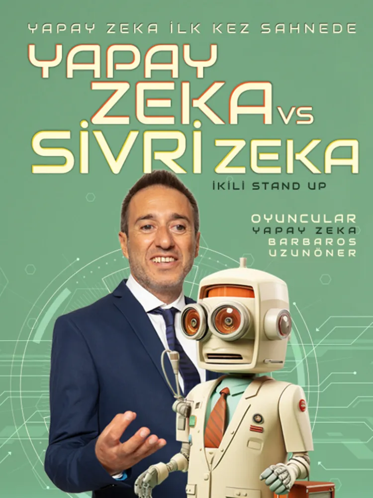 Yapay Zeka İlk Kez Tiyatro Sahnesinde: Kahkaha Dolu Buluşma
