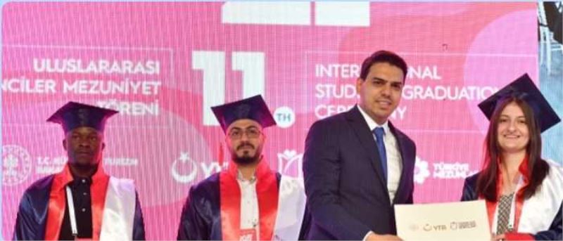 11. ULUSLARARASI ÖĞRENCİLER MEZUNİYET TÖRENİ ANKARA’DA GERÇEKLEŞTİRİLDİ