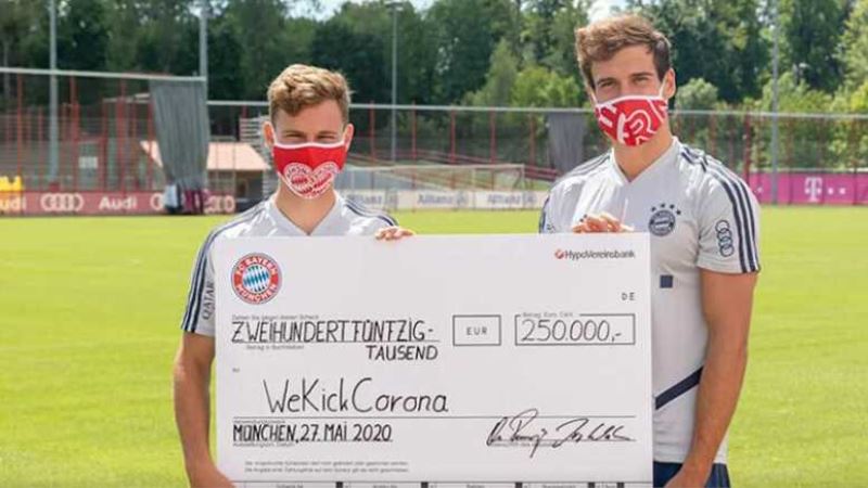 Bayern Münih, maske satışından elde ettiği 250 bin avroyu bağışladı