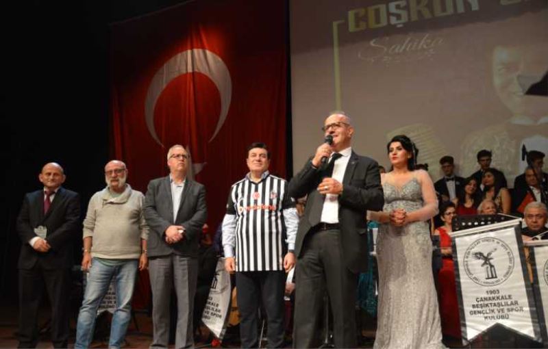 Çanakkalede muhteşem Beşiktaş etkinliği