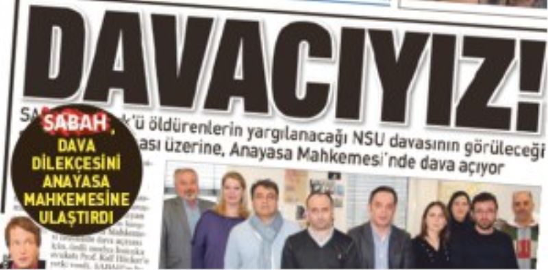 Avrupa Sabah Anayasa Mahkemesine gitti