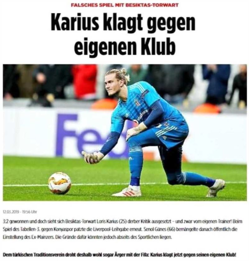 Parasını Alamayan Loris Karius, Beşiktaş