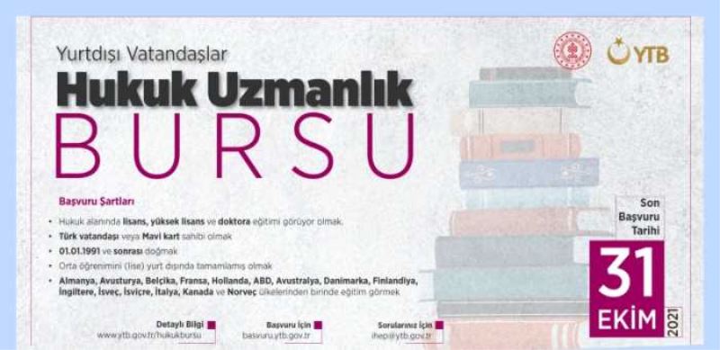 YTB, yurt dışında hukuk okuyan Türk öğrencilere burs verecek